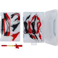 BGS 74511 Messkabel- und Prüfspitzen-Zubehör-Sortiment | für Multimeter | 15-tlg.