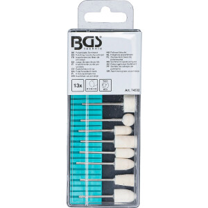 BGS 74532 Polierköpfe-Sortiment | 13-tlg.