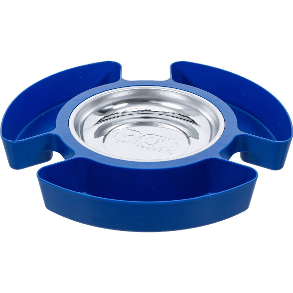 BGS 74534 Magnet-Haftschale | mit 3 Kunststoff-Ablagen | 150 mm