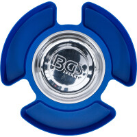 BGS 74534 Magnet-Haftschale | mit 3 Kunststoff-Ablagen | 150 mm