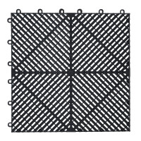 BGS 74546 Kunststoff-Fliesen-Satz | Klick-System | 400 x 400 x 18 mm | 10-tlg.