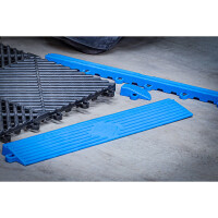 BGS 74547 Kunststoff-Fliesen-Randelement-Satz | Klick-System | 400 x 55 x 15 mm | 10-tlg.