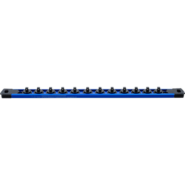 BGS 74549 Halteschiene für 12 Steckschlüssel-Einsätze | magnetisch | für Antrieb 6,3 mm (1/4")
