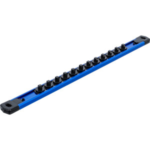 BGS 74549 Halteschiene für 12 Steckschlüssel-Einsätze | magnetisch | für Antrieb 6,3 mm (1/4")