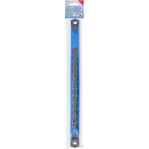 BGS 74549 Halteschiene für 12 Steckschlüssel-Einsätze | magnetisch | für Antrieb 6,3 mm (1/4")