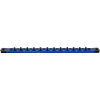 BGS 74549 Halteschiene für 12 Steckschlüssel-Einsätze | magnetisch | für Antrieb 6,3 mm (1/4")