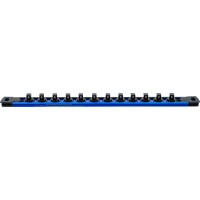 BGS 74550 Halteschiene für 12 Steckschlüssel-Einsätze | magnetisch | für Antrieb 10 mm (3/8")