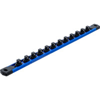 BGS 74550 Halteschiene für 12 Steckschlüssel-Einsätze | magnetisch | für Antrieb 10 mm (3/8")