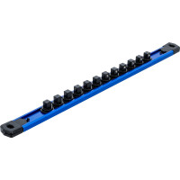 BGS 74550 Halteschiene für 12 Steckschlüssel-Einsätze | magnetisch | für Antrieb 10 mm (3/8")
