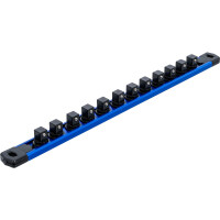 BGS 74551 Halteschiene für 12 Steckschlüssel-Einsätze | magnetisch | für Antrieb 12,5 mm (1/2")
