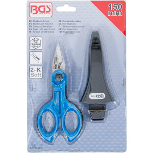 BGS 74566 Elektriker-Schere | Edelstahl | 150 mm