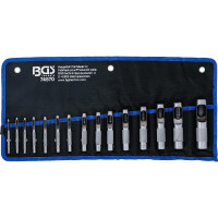 BGS 74570 Locheisen-Satz | 2 - 22 mm | 15-tlg.
