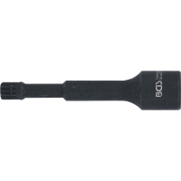 BGS 74588 Kraft-Spezial-Bit-Einsatz | Länge 115 mm | Antrieb Innenvierkant 12,5 mm (1/2") | Innenvielzahn (für XZN) M12 | für VAG
