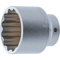BGS 7459 Steckschlüssel-Einsatz Zwölfkant | Antrieb Innenvierkant 20 mm (3/4") | SW 60 mm