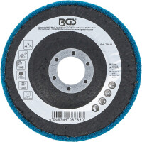 BGS 74614 Polierscheibe | Aluminiumoxid | Ø 115 mm | Körnung 180