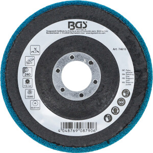 BGS 74615 Polierscheibe | Aluminiumoxid | Ø 115 mm | Körnung 240