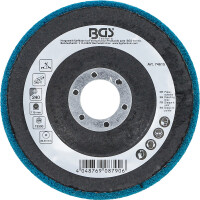 BGS 74615 Polierscheibe | Aluminiumoxid | Ø 115 mm | Körnung 240