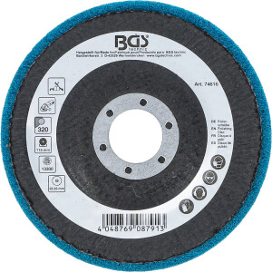 BGS 74616 Polierscheibe | Aluminiumoxid | Ø 115 mm | Körnung 320