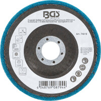 BGS 74619 Polierscheibe | Aluminiumoxid | Ø 125 mm | Körnung 320