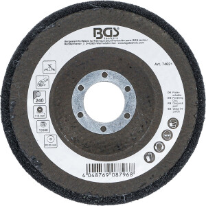 BGS 74621 Polierscheibe | Siliziumkarbid | Ø 115 mm | Körnung 240