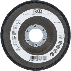 BGS 74622 Polierscheibe | Siliziumkarbid | Ø 115 mm | Körnung 320