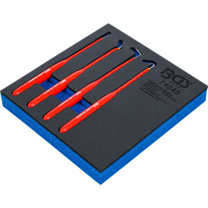 BGS 74645 Werkstattwageneinlage 1/6: Haken-Satz | isoliert | 180 mm | 4-tlg.