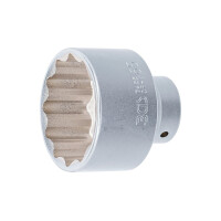 BGS 7465 Steckschlüssel-Einsatz Zwölfkant | Antrieb Innenvierkant 20 mm (3/4") | SW 65 mm