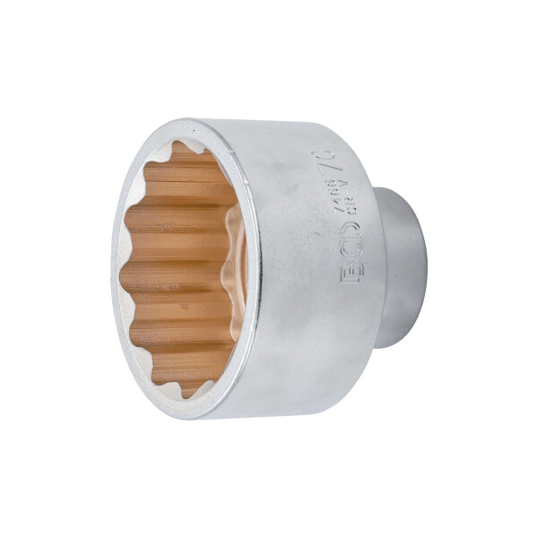 BGS 7466 Steckschlüssel-Einsatz Zwölfkant | Antrieb Innenvierkant 20 mm (3/4") | SW 70 mm