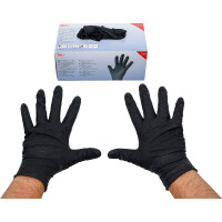 BGS 74671 Einweghandschuh-Box | Nitril | mit extra Griffigkeit | Gr. XL | 100 St.