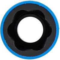 BGS 7510-17 Spiral-Profil-Steckschlüssel-Einsatz / Schraubenausdreher | Antrieb Außensechskant 17 mm | SW 17 mm