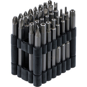 BGS 762 Bit-Satz | lang | Antrieb Außensechskant 6,3 mm (1/4") | verschiedene Profile | 32-tlg.