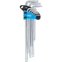 BGS 777 Winkelschlüssel-Satz | extra lang | TS-Profil (für Torx Plus) TS10 - TS50 | 9-tlg.