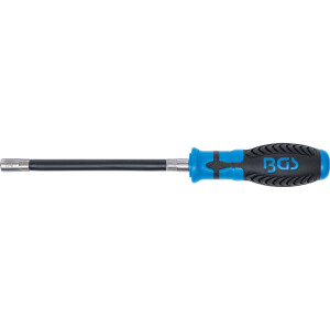 BGS 7829 Bit-Schraubendreher für Bits mit flexiblem Schaft | Abtrieb Innensechskant 6,3 mm (1/4")