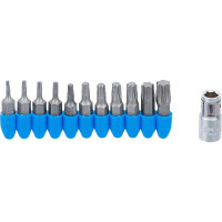 BGS 784 Bit-Satz | Antrieb Außensechskant 6,3 mm (1/4") | Abtrieb T-Profil (für Torx) | 11-tlg.