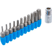 BGS 784 Bit-Satz | Antrieb Außensechskant 6,3 mm (1/4") | Abtrieb T-Profil (für Torx) | 11-tlg.
