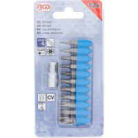 BGS 784 Bit-Satz | Antrieb Außensechskant 6,3 mm (1/4") | Abtrieb T-Profil (für Torx) | 11-tlg.