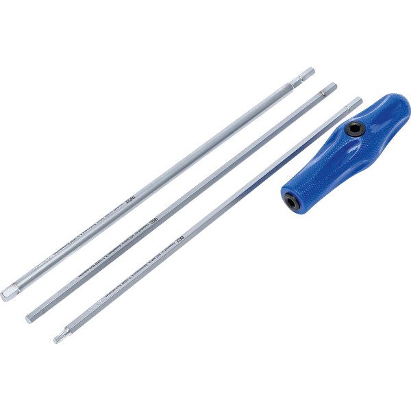 BGS 7840 Spezial-Schraubendreher-Satz | T-Profil (für Torx) | Innensechskant | 4-tlg.