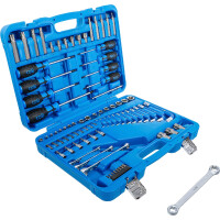 BGS 7849 Werkzeugsortiment | 6,3 mm (1/4") + 12,5 mm (1/2") | E-Profil / T-Profil (für Torx) | 84-tlg.