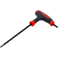 BGS Diy 7880-T20 Schraubendreher mit T-Griff und seitlicher Klinge | T-Profil (für Torx) mit/ohne Bohrung T20