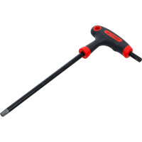 BGS Diy 7880-T50 Schraubendreher mit T-Griff und seitlicher Klinge | T-Profil (für Torx) mit/ohne Bohrung T50