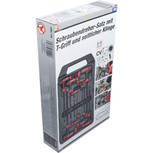 BGS Diy 7882 Schraubendreher-Satz mit T-Griff und seitlicher Klinge | Innensechskant | 2 - 10 mm | 9-tlg.