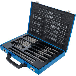 BGS 7894 Hammer-Bohrer-Satz | SDS-Schaft, Hartmetallspitze | 4 - 12 mm | 56-tlg.