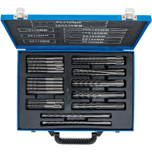 BGS 7894 Hammer-Bohrer-Satz | SDS-Schaft, Hartmetallspitze | 4 - 12 mm | 56-tlg.
