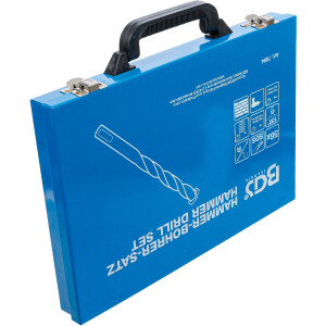 BGS 7894 Hammer-Bohrer-Satz | SDS-Schaft, Hartmetallspitze | 4 - 12 mm | 56-tlg.