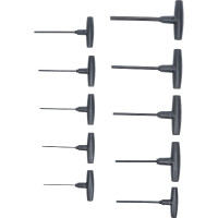 BGS Diy 791 Schraubendreher-Satz mit T-Griff | Innensechskant 2 - 10 mm | 10-tlg.