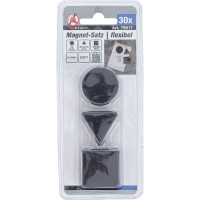 BGS Diy 79917 Magnet-Satz | flexibel | 30-tlg.