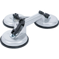 BGS 7996 Dreifach-Gummisauger | Aluminium | Ø 115 mm