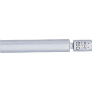 BGS 80000-8 Glüh- und Zündkerzen-Gelenk-Einsatz | Antrieb Innenvierkant 6,3 mm (1/4") | SW 8 mm
