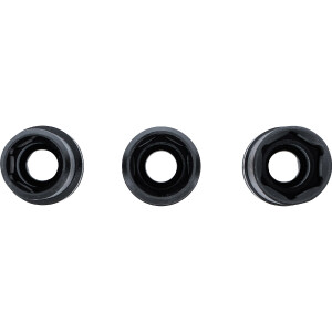BGS 80003 Kraft-Spezial-Steckschlüssel-Einsatz-Satz | Antrieb Innenvierkant 12,5 mm (1/2") | SW 17 / 19 / 21 mm | 3-tlg.