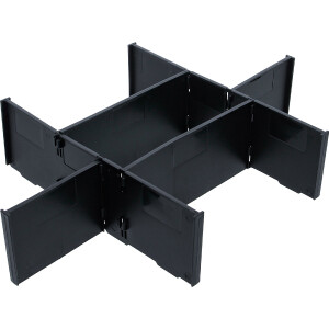 BGS 80016 Fachteiler | für Systemkoffer | Größe S | 6-tlg.